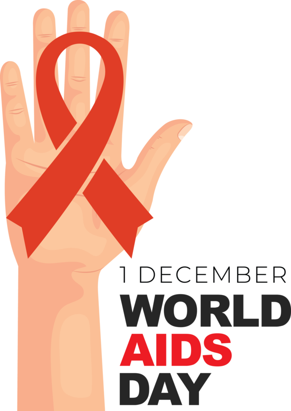 Transparent World Aids Day Hand model  Hand for Aids Day for World Aids Day