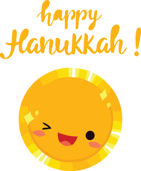 Transparent Hanukkah Smiley Emoticon Line for Happy Hanukkah for Hanukkah