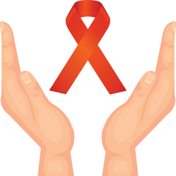 Transparent World Aids Day Icon Awareness ribbon Post-traumatic stress disorder for Aids Day for World Aids Day