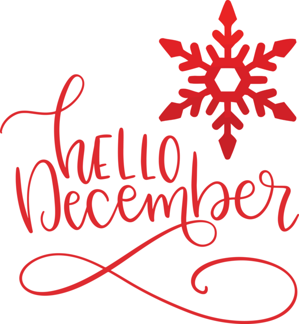 Transparent Christmas Christmas Day December Logo for Hello December for Christmas