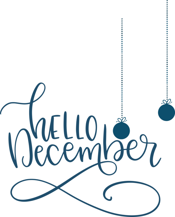 Transparent Christmas Line art Logo Line for Hello December for Christmas