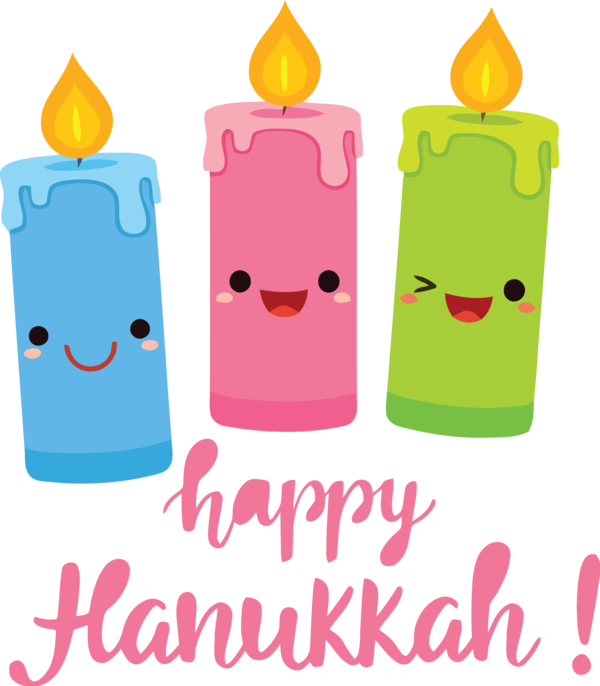 Transparent Hanukkah Vela cumpleaños Birthday Birthday Candle for Happy Hanukkah for Hanukkah