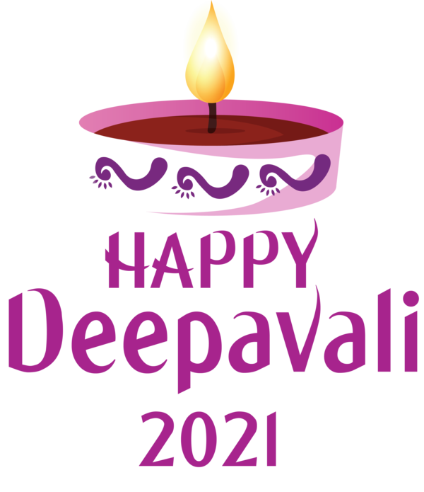 Transparent Diwali Logo Line Pink M for Happy Diwali for Diwali