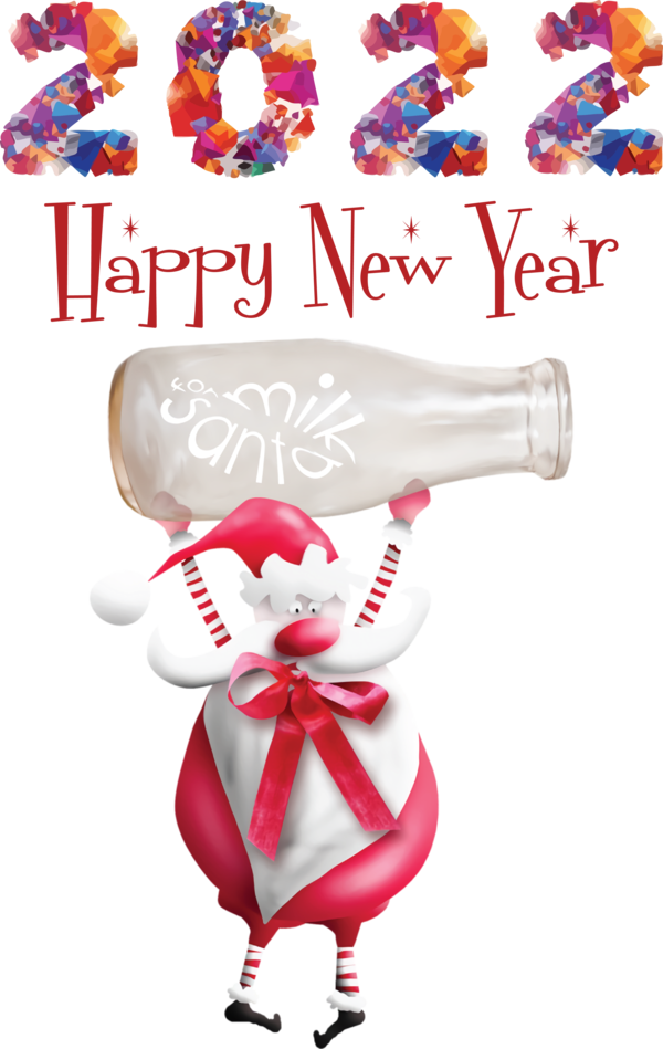 Transparent New Year Balloon Party Character for Happy New Year 2022 for New Year