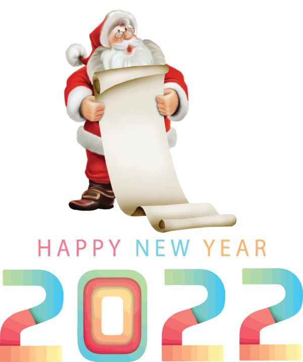 Transparent New Year Mrs. Claus Rudolph SantaCon for Happy New Year 2022 for New Year