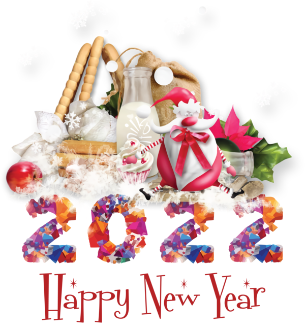 Transparent New Year Christmas Day Holiday Krampus for Happy New Year 2022 for New Year