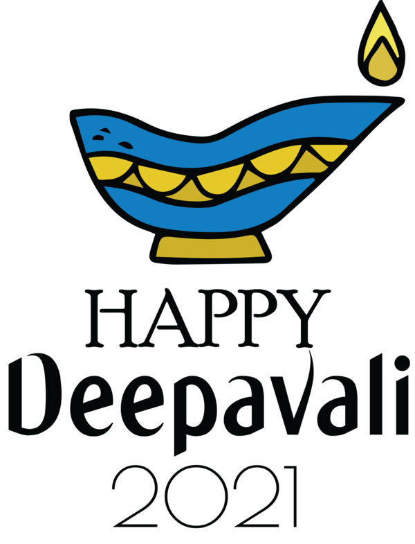 Transparent Diwali Logo Line Yellow for Happy Diwali for Diwali