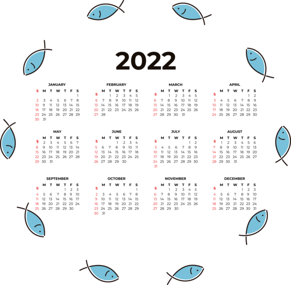 Transparent New Year Design Logo Calendar System for Printable 2022 Calendar for New Year