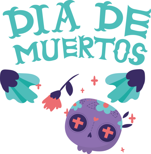 Transparent Day of the Dead Human Logo Cartoon for Día de Muertos for Day Of The Dead