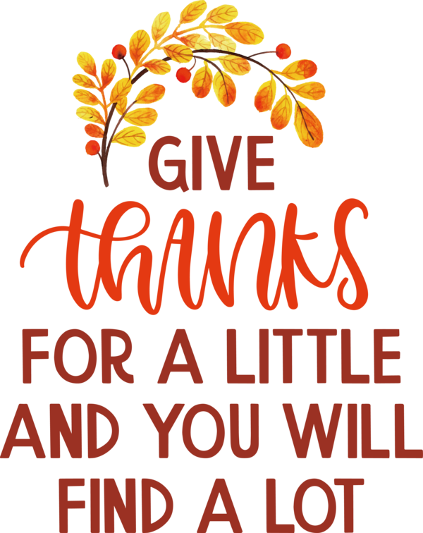 Transparent Thanksgiving Line Commodity Flower for Give Thanks for Thanksgiving