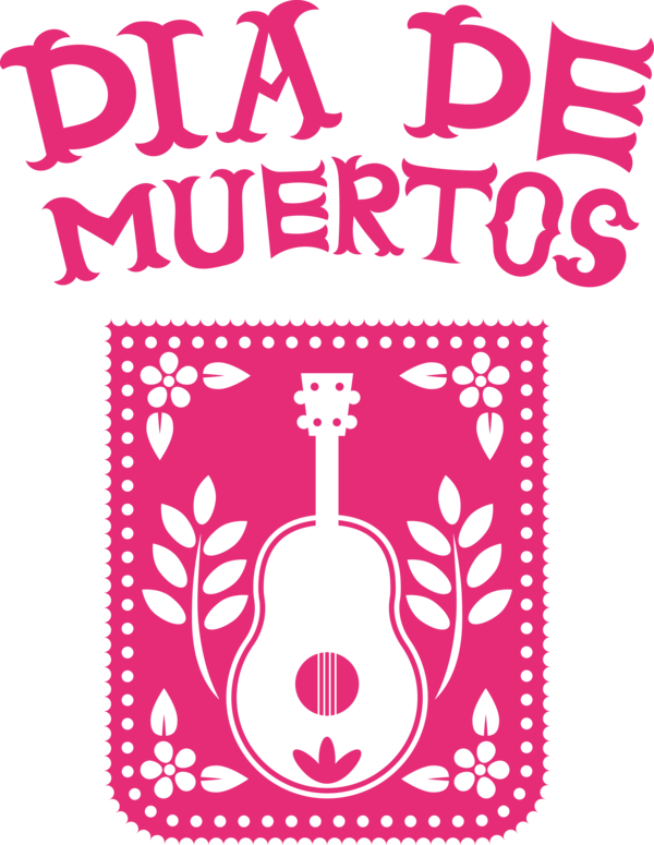 Transparent Day of the Dead Icon Design Drawing for Día de Muertos for Day Of The Dead