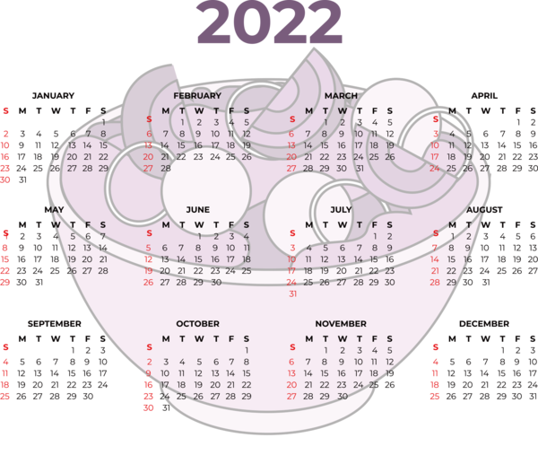 Transparent New Year Calendar System for Printable 2022 Calendar for New Year