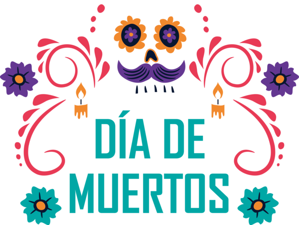 Transparent Day of the Dead Drawing Creative Practice Icon for Día de Muertos for Day Of The Dead