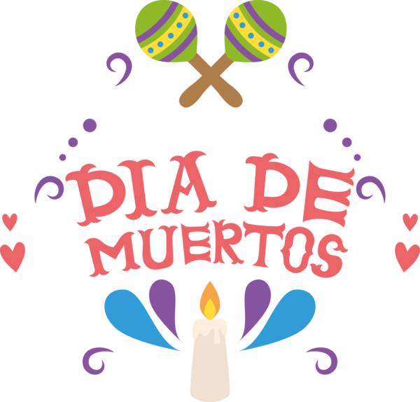 Transparent Day of the Dead Human Logo Design for Día de Muertos for Day Of The Dead