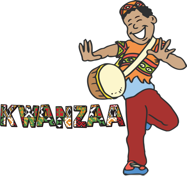 Transparent Kwanzaa Drum Snare Drum Percussion for Happy Kwanzaa for Kwanzaa