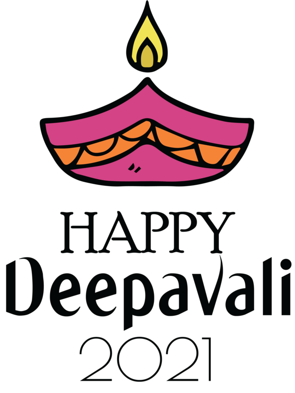 Transparent Diwali Logo  Line for Happy Diwali for Diwali