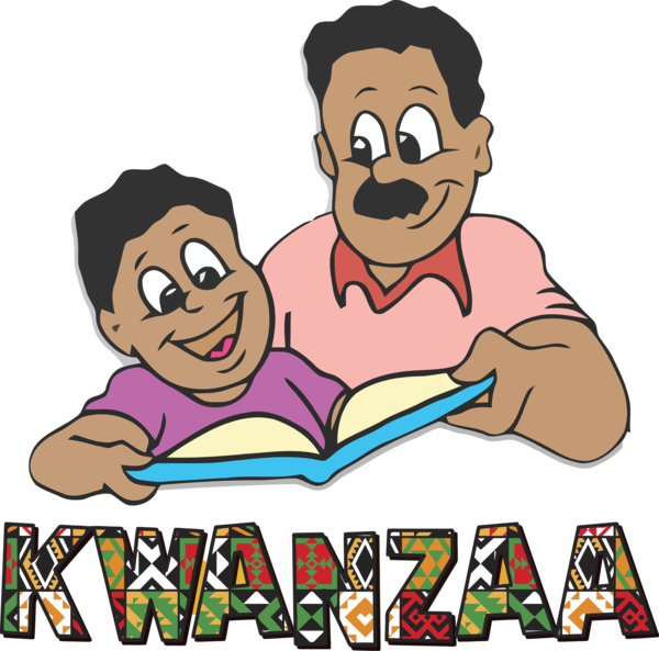 Transparent Kwanzaa Cartoon Humour Drawing for Happy Kwanzaa for Kwanzaa