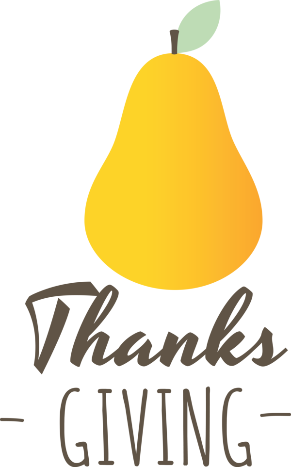 Transparent Thanksgiving Plant Logo Pear for Happy Thanksgiving for Thanksgiving