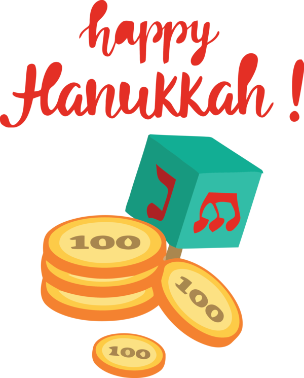 Transparent Hanukkah Meter Mathematics Text for Happy Hanukkah for Hanukkah