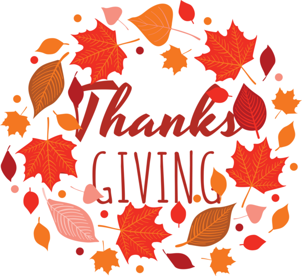 Transparent Thanksgiving Design Leaf Line for Happy Thanksgiving for Thanksgiving