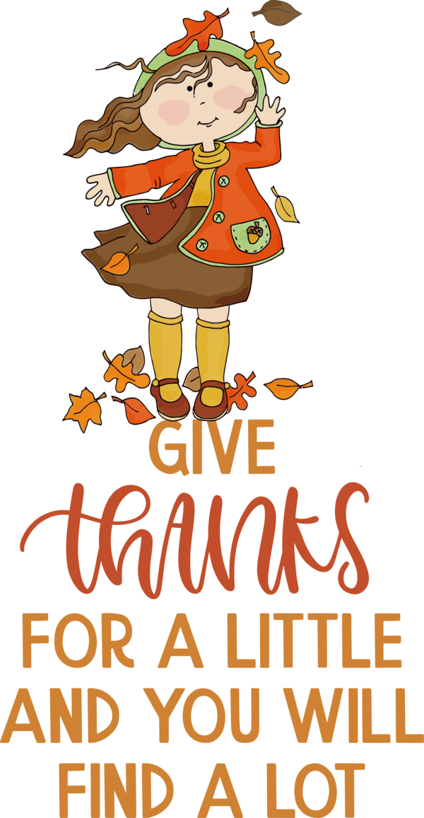 Transparent Thanksgiving Autumn Clothing Winter for Give Thanks for Thanksgiving