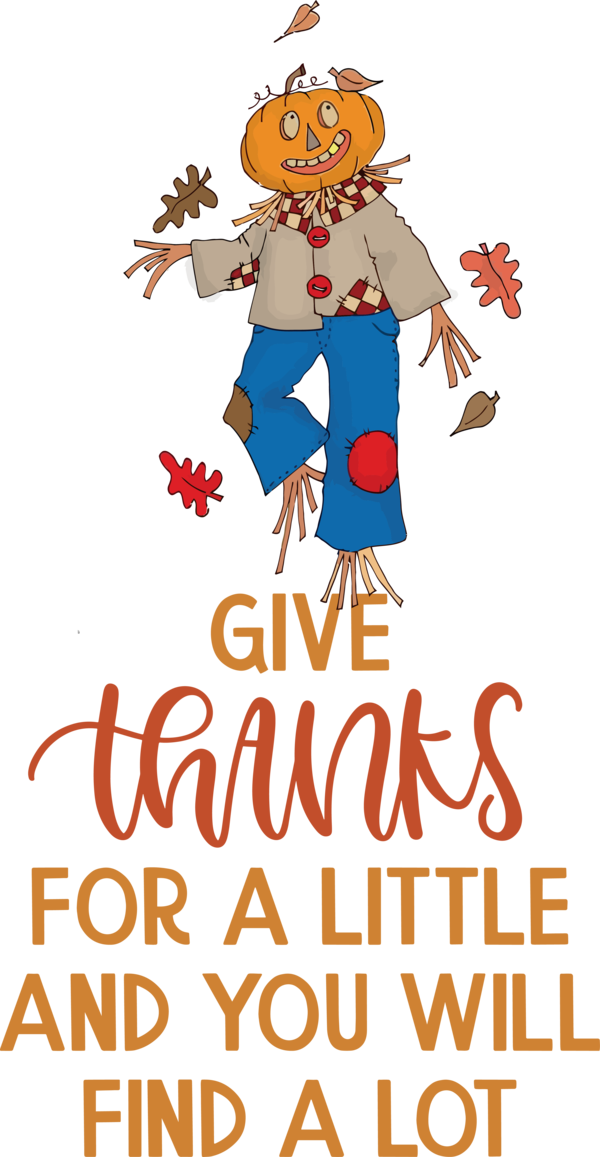 Transparent Thanksgiving Design Human Clothing for Give Thanks for Thanksgiving