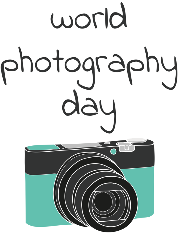 Transparent World Photography Day Camera Digital Camera Camera Lens for Photography Day for World Photography Day