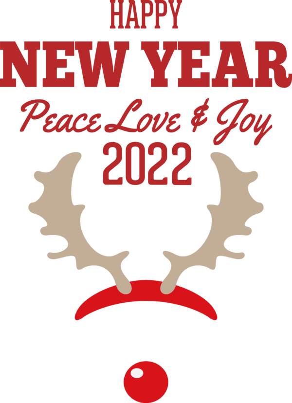 Transparent New Year Mark of the Year Logo Line for Happy New Year 2022 for New Year
