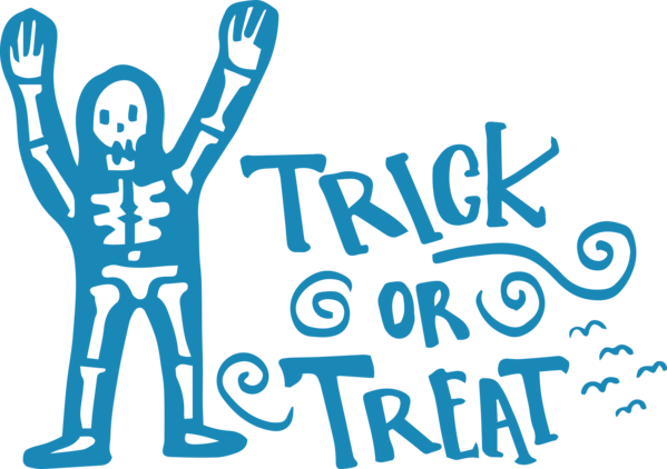 Transparent Halloween Human Design Logo for Trick Or Treat for Halloween