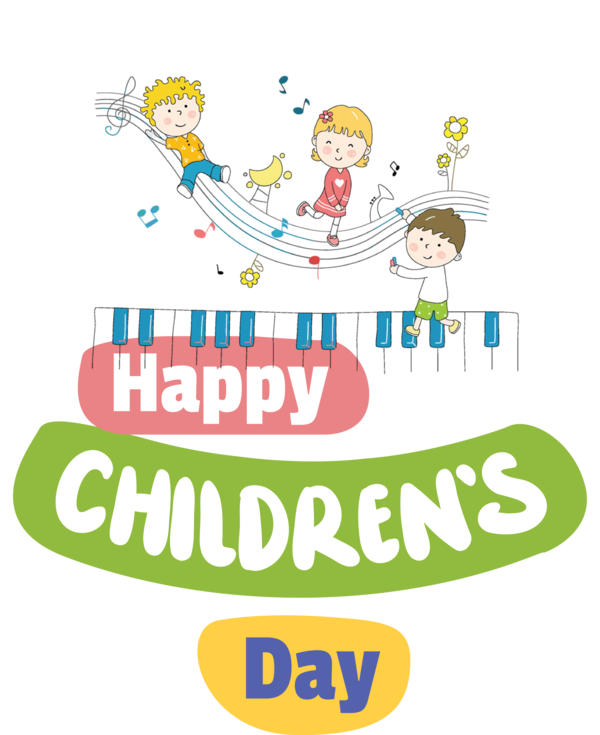 Transparent International Children's Day Piano Music education Accompaniment for Children's Day for International Childrens Day