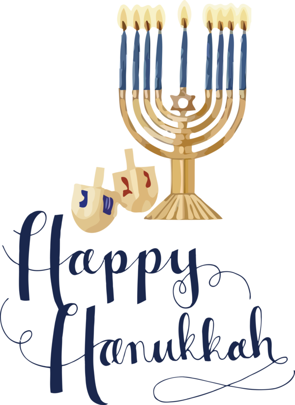 Transparent Hanukkah Hanukkah Candle Line for Happy Hanukkah for Hanukkah