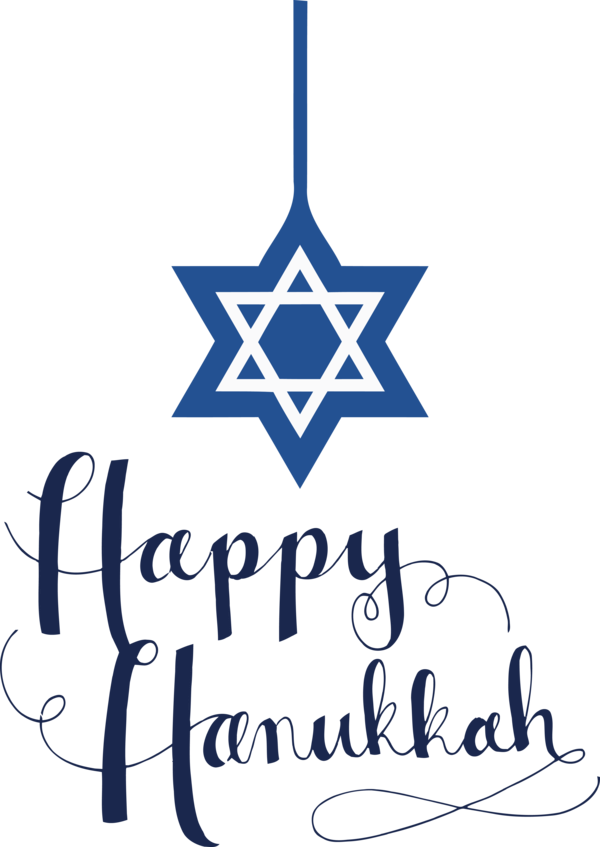 Transparent Hanukkah Logo Line Symbol for Happy Hanukkah for Hanukkah