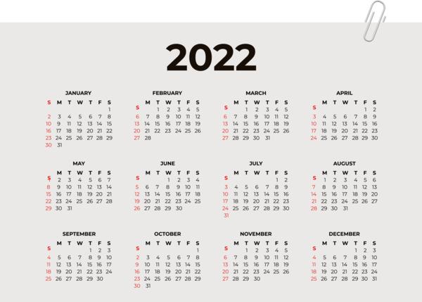 Transparent New Year Calendar 2022 Calendar System Calendar year for Printable 2022 Calendar for New Year