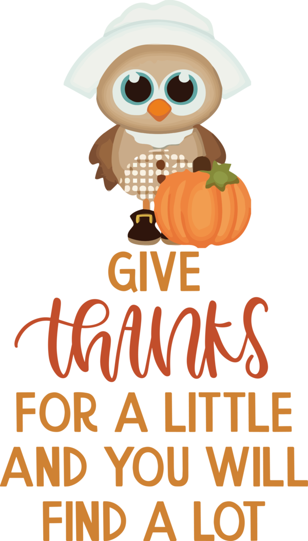 Transparent Thanksgiving Owls Happiness Meter for Give Thanks for Thanksgiving