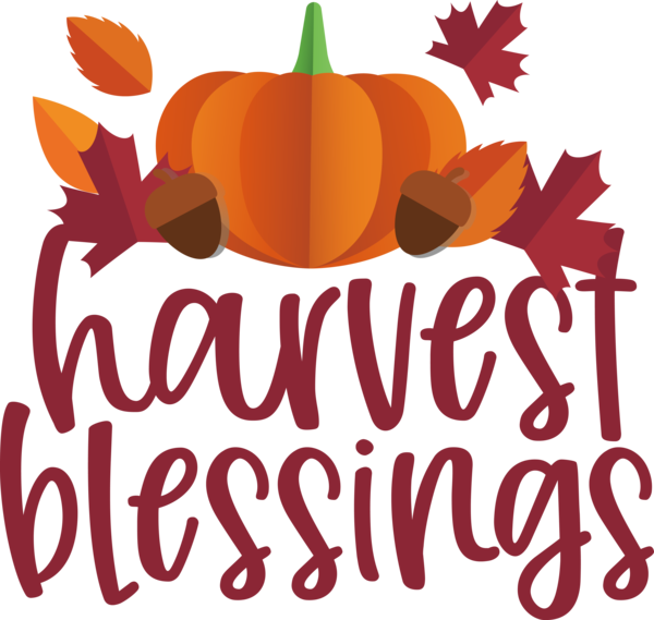 Transparent Thanksgiving Pumpkin Logo Thanksgiving for Harvest for Thanksgiving