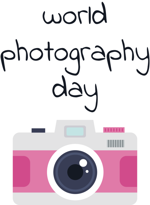 Transparent World Photography Day Design Logo Multimedia for Photography Day for World Photography Day