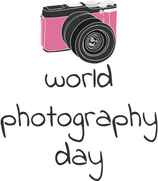 Transparent World Photography Day Camera Optics Camera Lens for Photography Day for World Photography Day