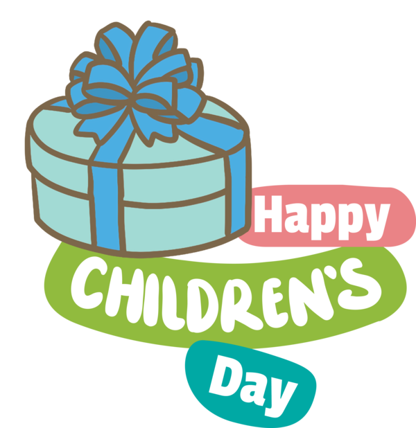Transparent International Children's Day Logo Line Meter for Children's Day for International Childrens Day