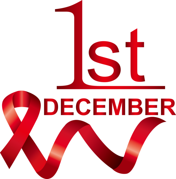 Transparent World Aids Day Logo Smoking cessation Design for Aids Day for World Aids Day