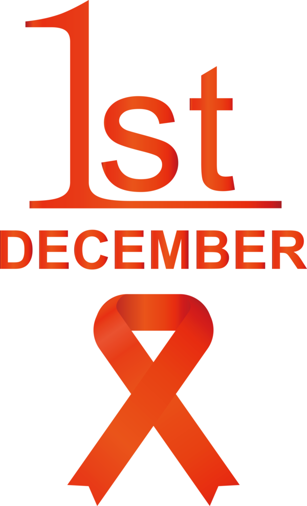 Transparent World Aids Day Design Logo Number for Aids Day for World Aids Day