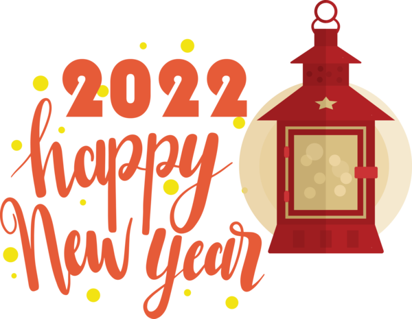 Transparent New Year Christmas decoration Logo Christmas Day for Happy New Year 2022 for New Year
