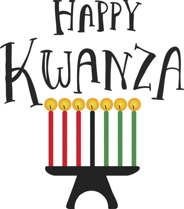 Transparent Kwanzaa Drawing Drum Design for Happy Kwanzaa for Kwanzaa