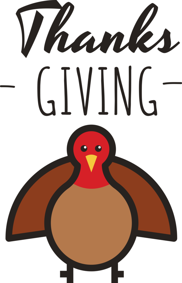 Transparent Thanksgiving Birds Ducks Beak for Give Thanks for Thanksgiving