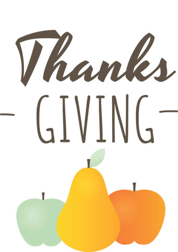 Transparent Thanksgiving Logo Plant Design for Give Thanks for Thanksgiving