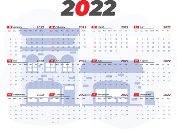 Transparent New Year Design Office supplies 2011 for Printable 2022 Calendar for New Year