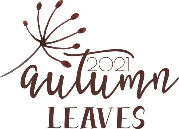 Transparent thanksgiving Logo Calligraphy Line for Fall Leaves for Thanksgiving
