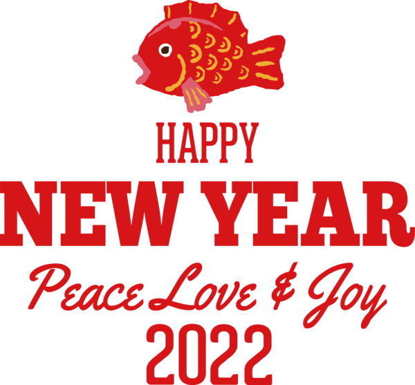 Transparent New Year Logo Line Banner for Happy New Year 2022 for New Year