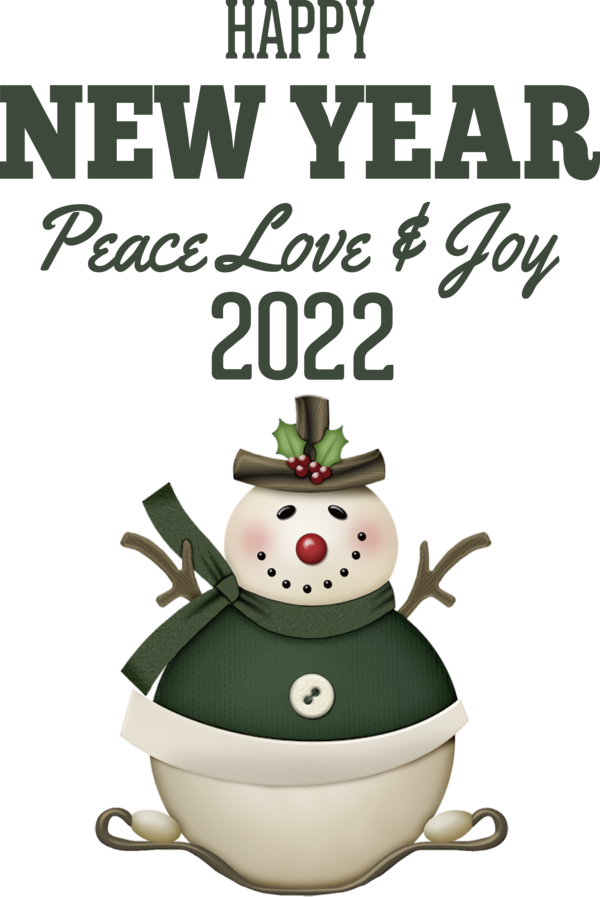 Transparent New Year Bauble Christmas Day Tree for Happy New Year 2022 for New Year