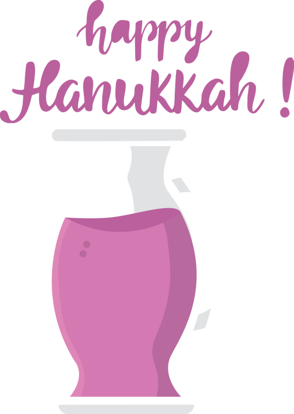 Transparent Hanukkah Design Pink M Meter for Happy Hanukkah for Hanukkah
