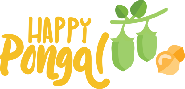 Transparent Pongal Logo Design Flower for Thai Pongal for Pongal